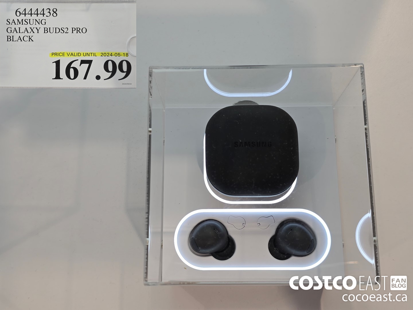 6444438 SAMSUNG GALAXY BUDS2 PRO BLACK $167.99