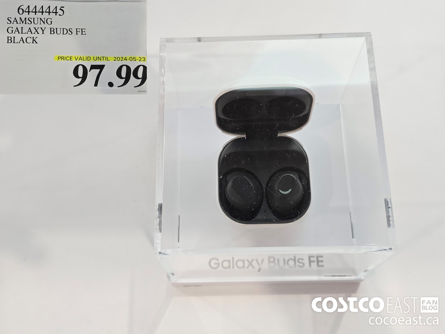 6444445 SAMSUNG GALAXY BUDS FE BLACK $97.99
