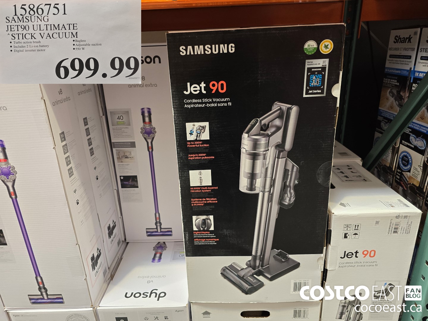 1586751 SAMSUNG JET90 ULTIMATE STICK VACUUM $699.99