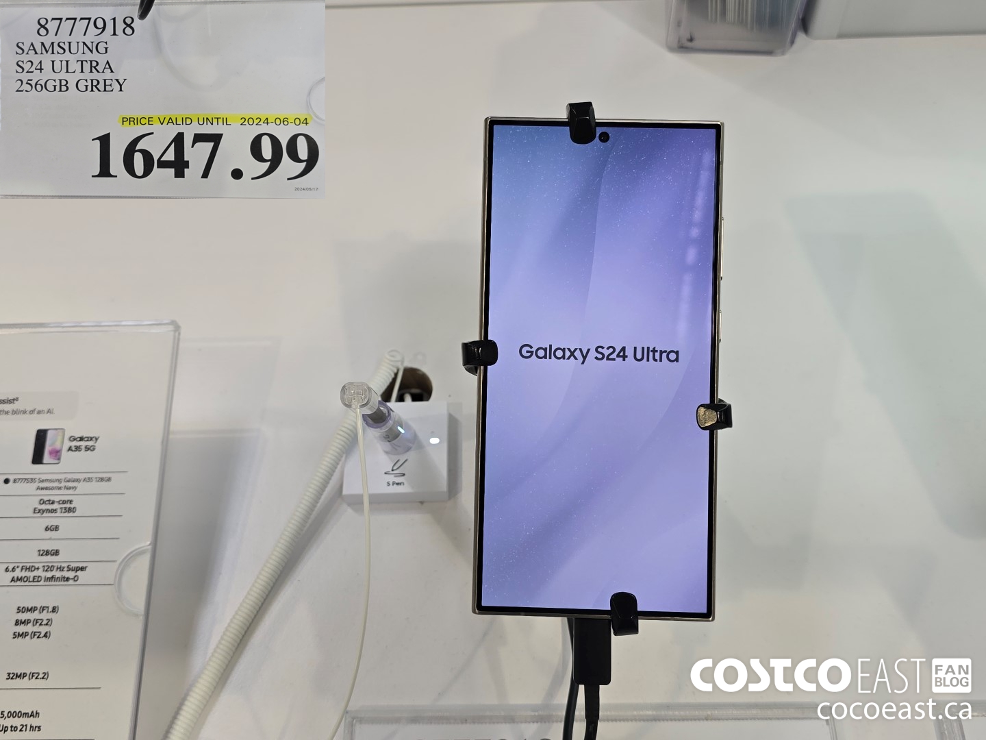 8777918 SAMSUNG S24 ULTRA 256GB GREY $1647.99