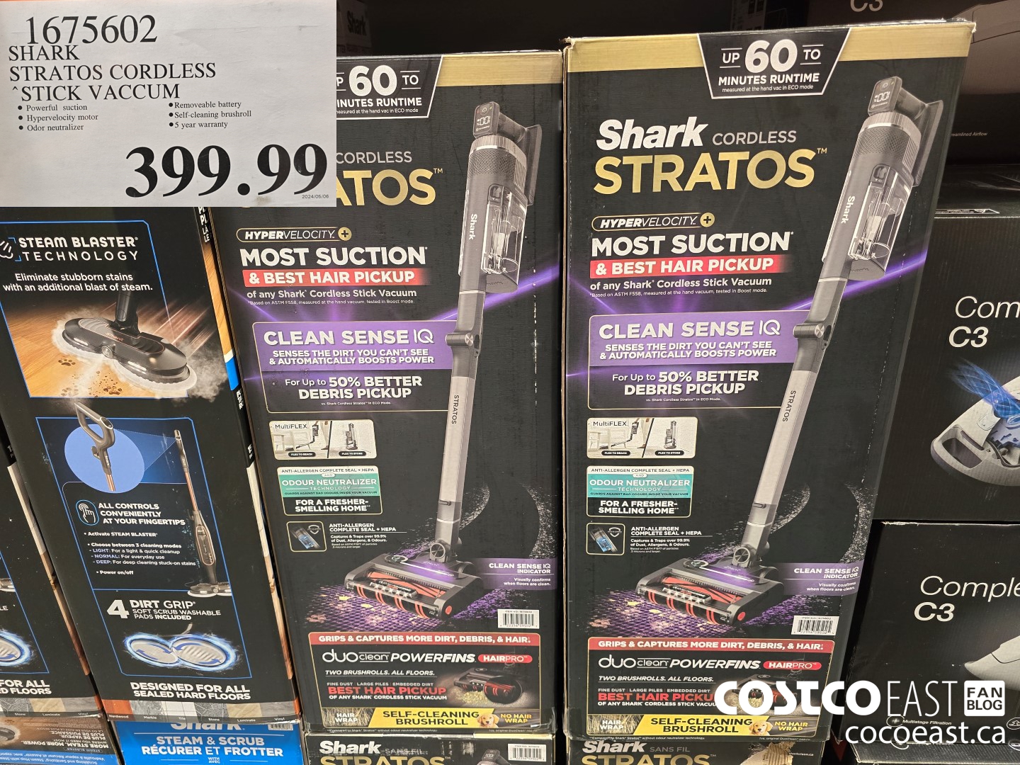 1675602 SHARK STRATOS CORDLESS STICK VACUUM $399.99