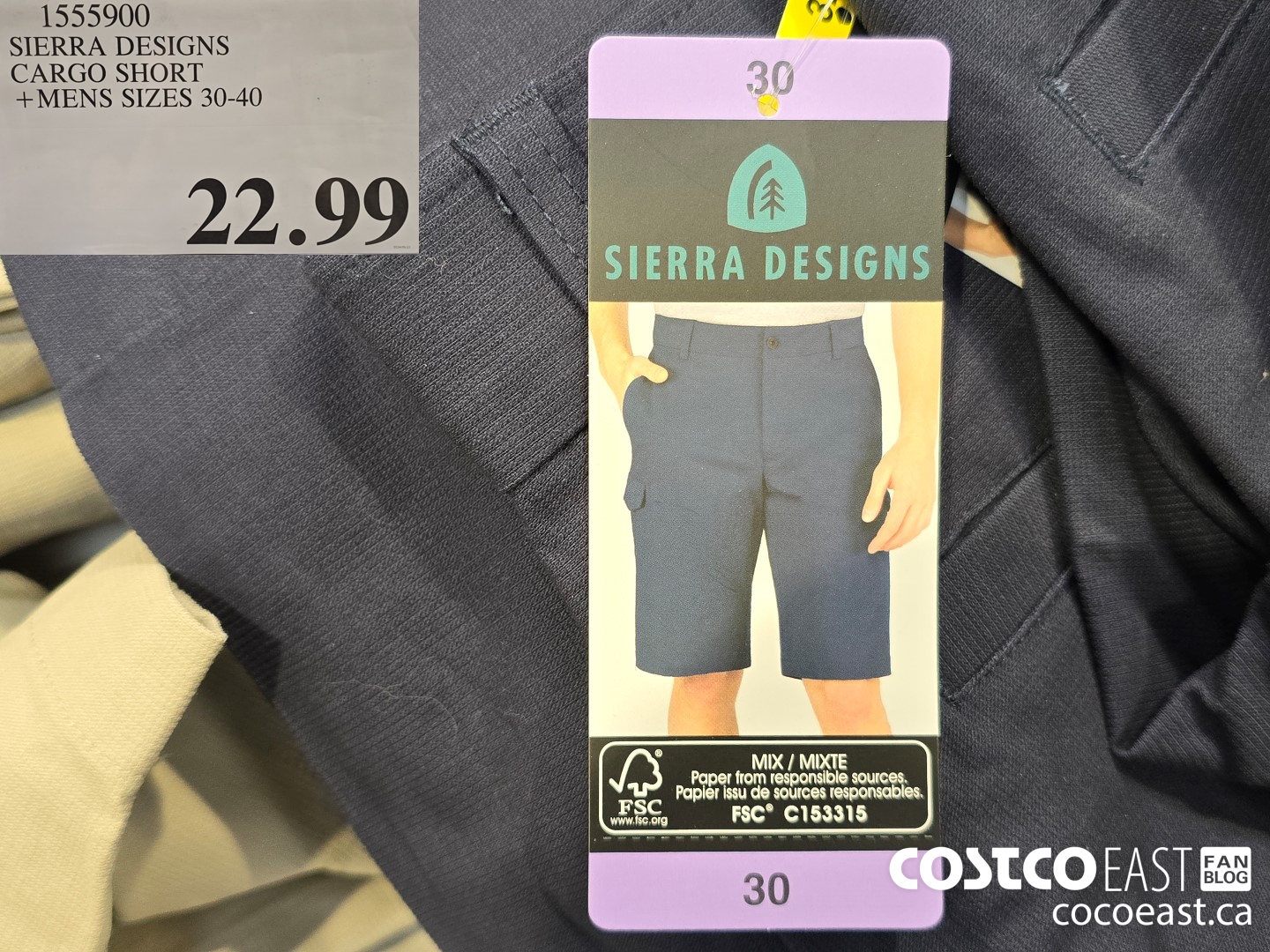 1555900 SIERRA DESIGN TECH SHORT + MENS SIZES 30-40 $22.99