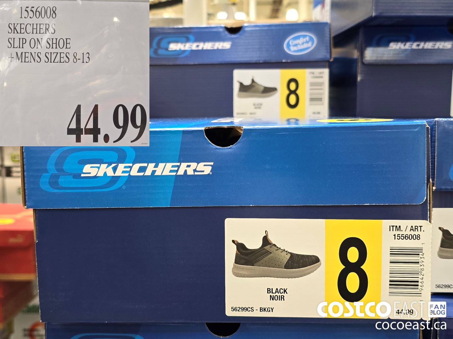 1556008 SKECHERS SLIP ON SHOE +MENS SIZES 8-13 $44.99