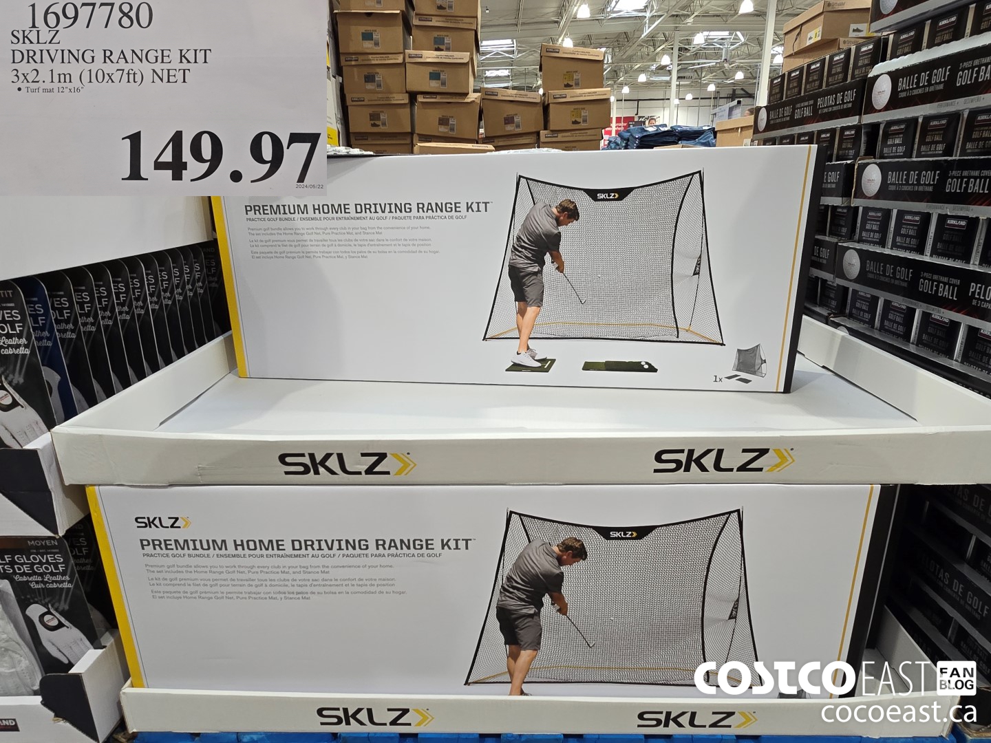 1697780 SKLZ DRIVING RANGE KIT 3x2.1m (10x7ft) NET $149.97