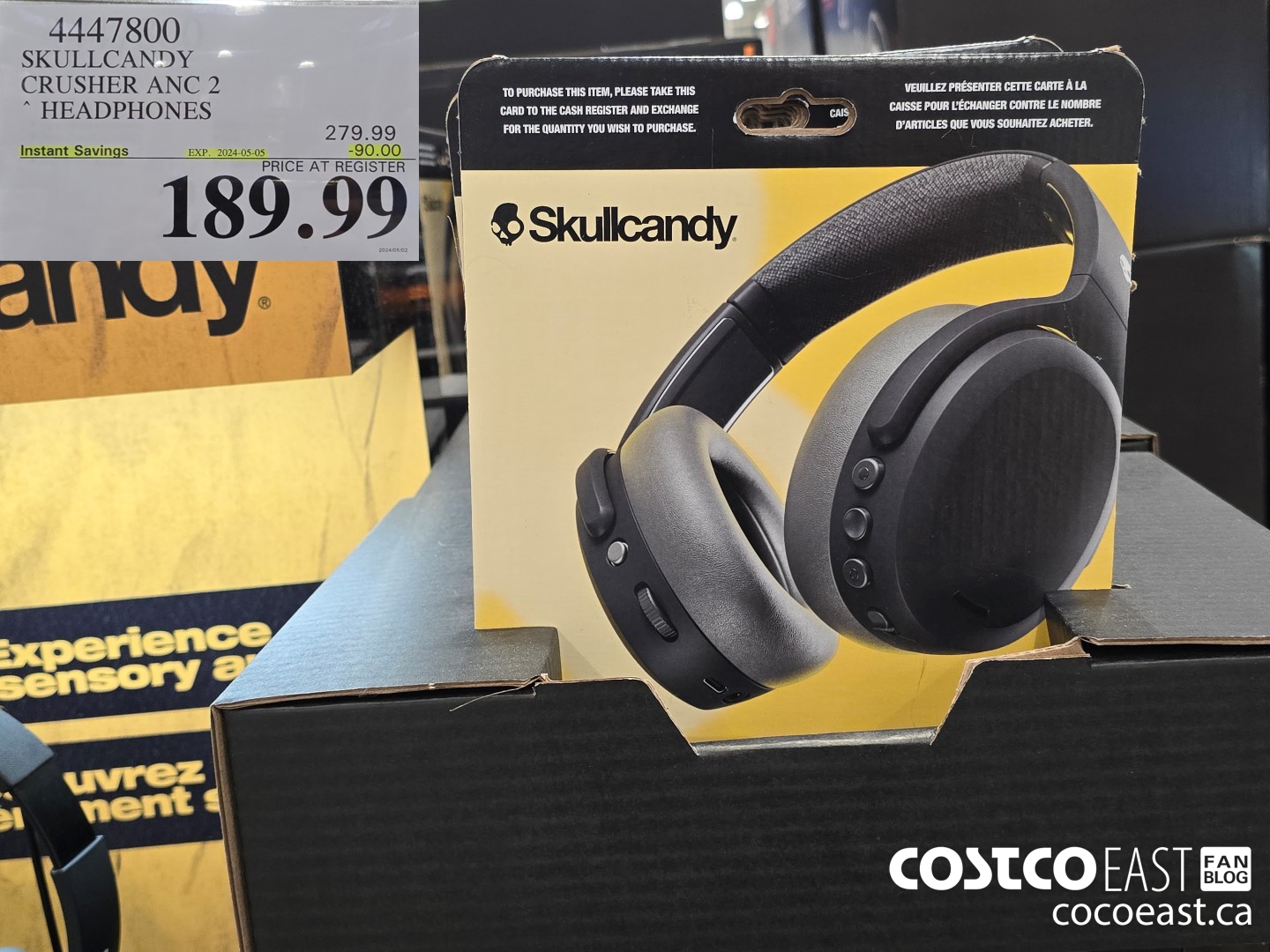 4447800 SKULLCANDY CRUSHER ANC 2 HEADPHONES ($90.00 INSTANT SAVINGS EXPIRES ON 2024-05-05) $189.99