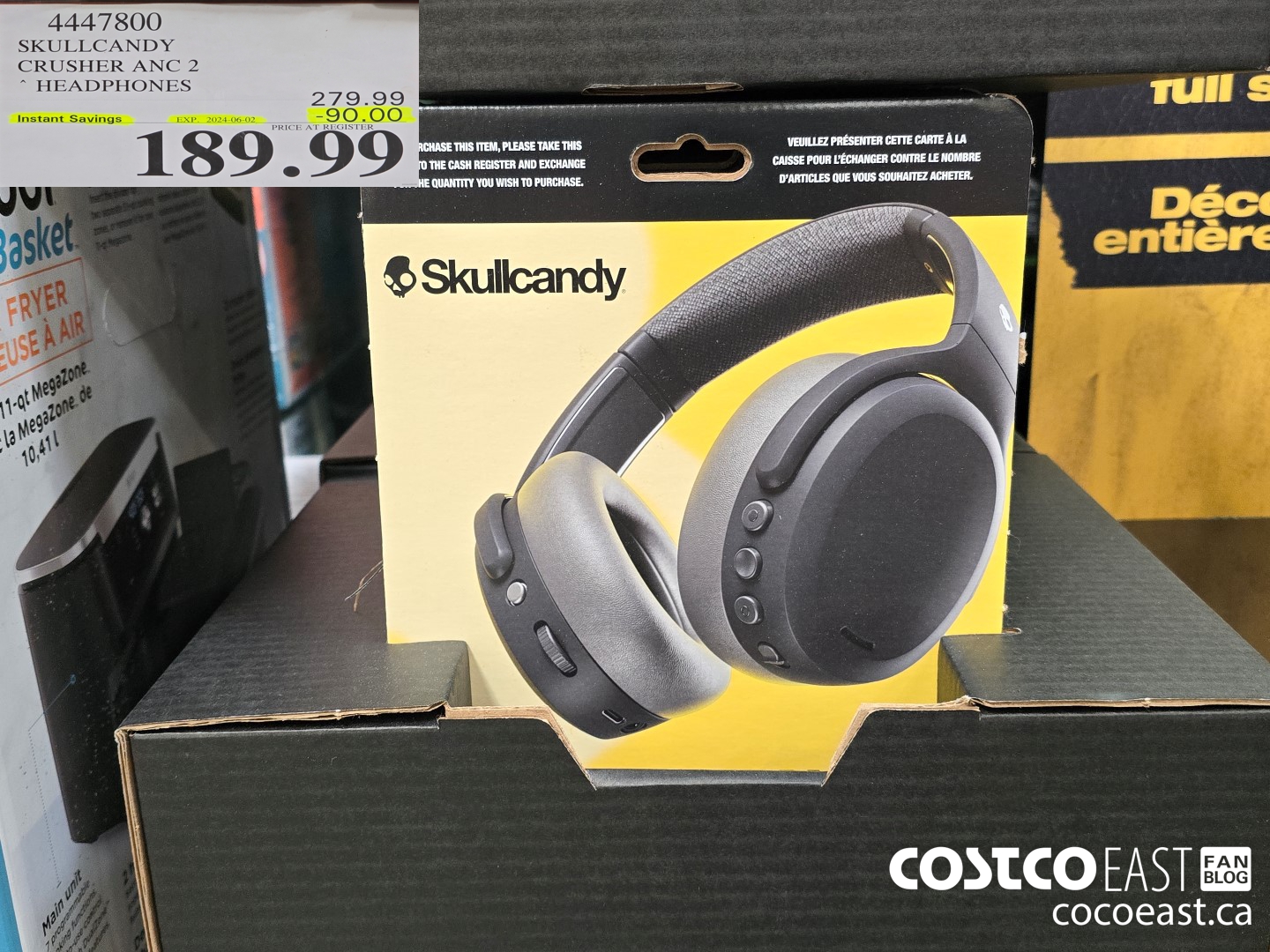 4447800 SKULLCANDY CRUSHER ANC 2 HEADPHONES ($90.00 INSTANT SAVINGS EXPIRES ON 2024-06-02) $189.99