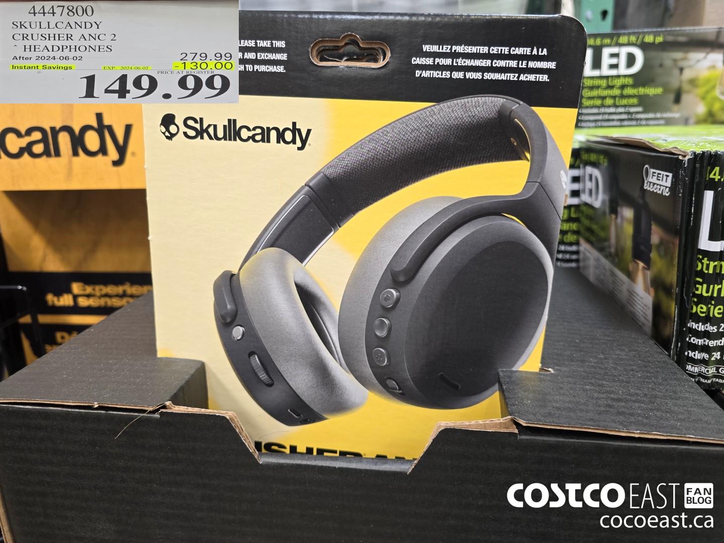 4447800 SKULLCANDY CRUSHER ANC 2 HEADPHONES ($130.00 INSTANT SAVINGS EXPIRES ON 2024-06-02) $149.99