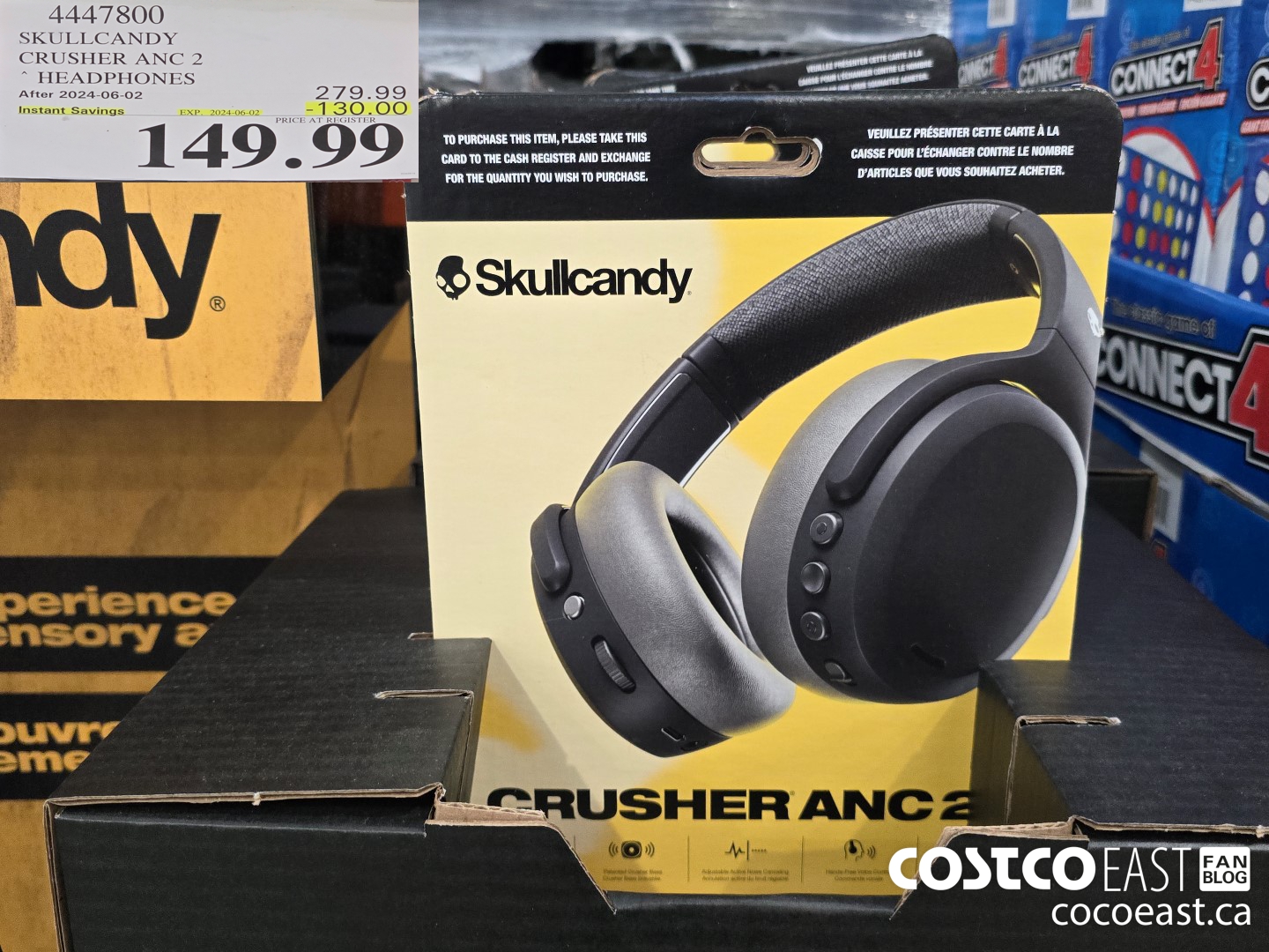 4447800 SKULLCANDY CRUSHER ANC 2 HEADPHONES ($130.00 INSTANT SAVINGS EXPIRES ON 2024-06-02) $149.99