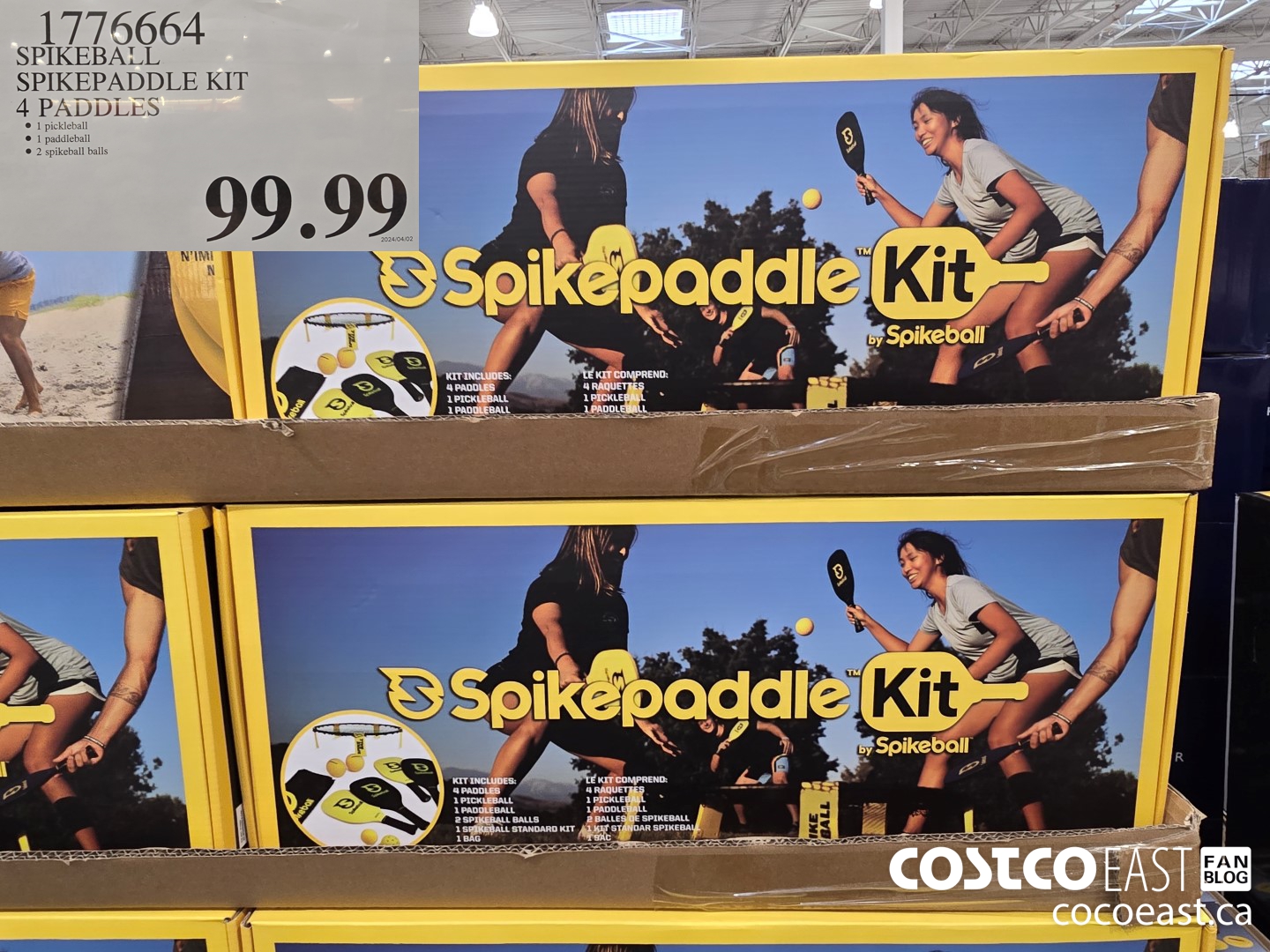 1776664 SPIKEBALL SPIKEPADDLE KIT 4 PADDLES $99.99