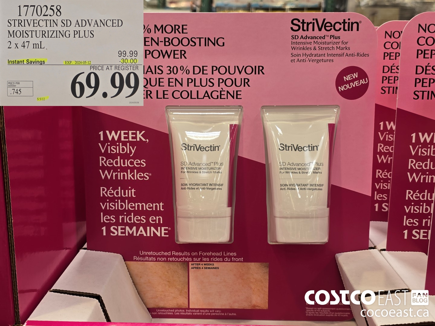 1770258 STRIVECTIN SD ADVANCED MOISTURIZING PLUS 2 x 47 mL ($30.00 INSTANT SAVINGS EXPIRES ON 2024-05-12) $69.99