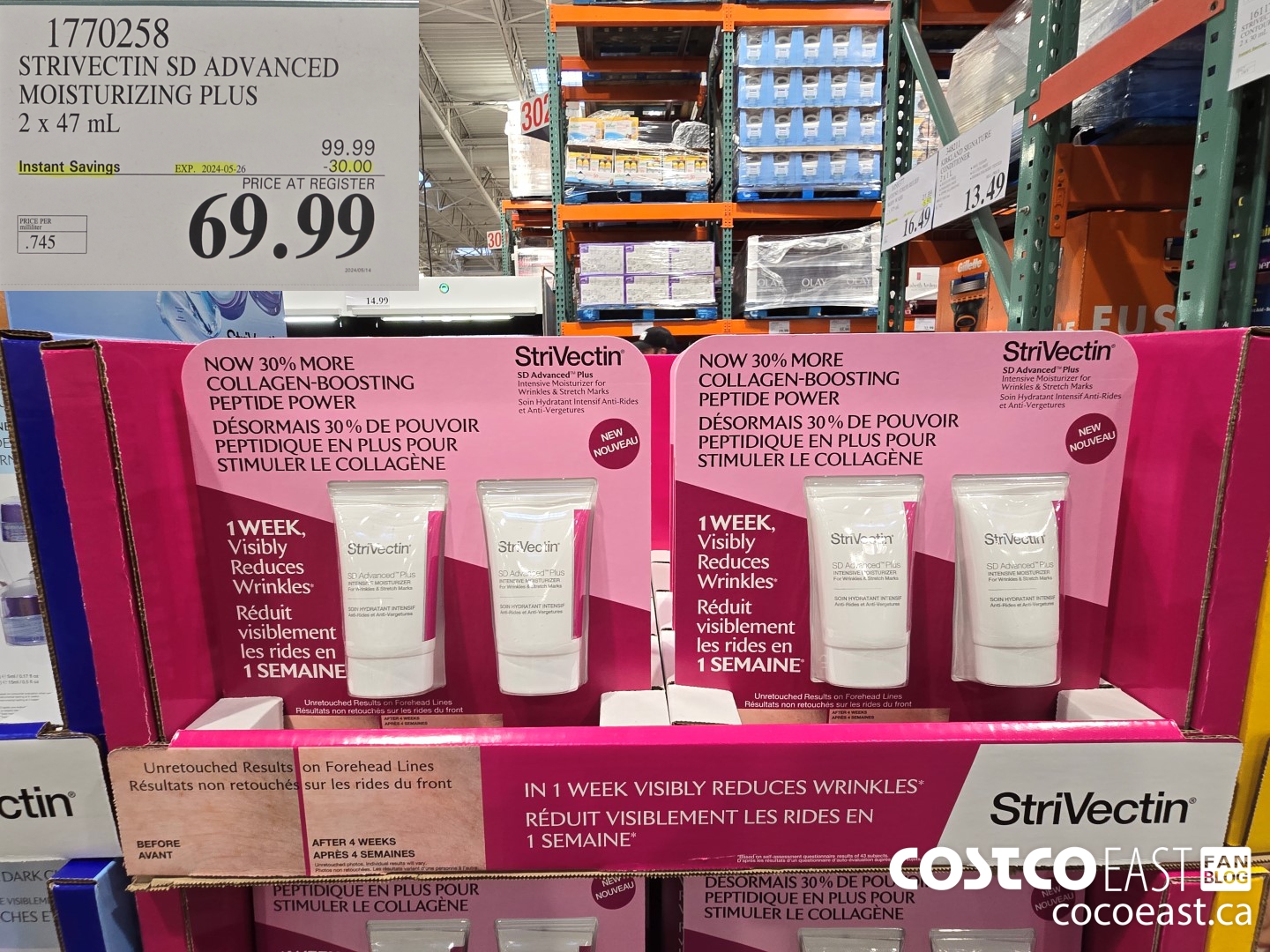 1770258 STRIVECTIN SD ADVANCED MOISTURIZING PLUS 2 x 47 mL ($30.00 INSTANT SAVINGS EXPIRES ON 2024-05-26) $69.99