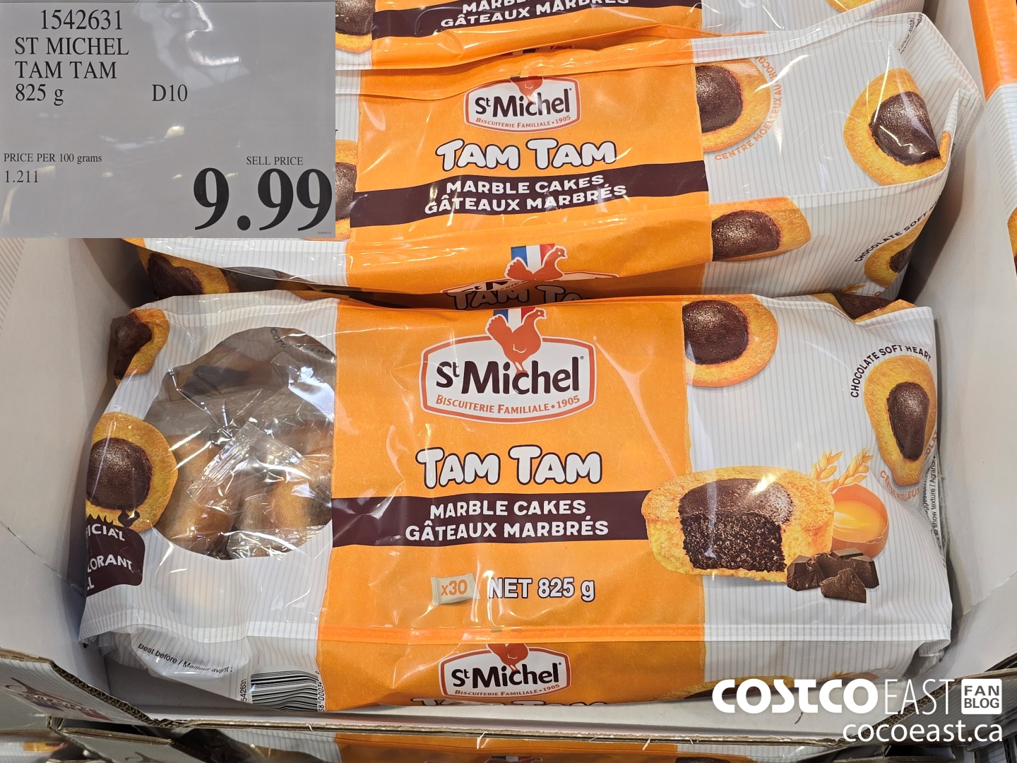 1542631 ST MICHEL TAM TAM 825 g $9.99