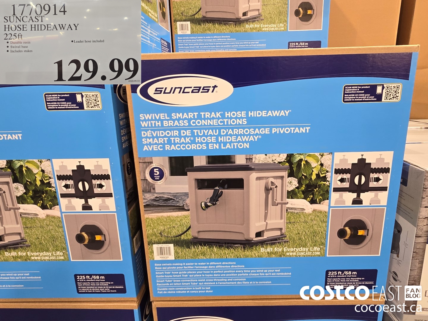 1770914 SUNCAST HOSE HIDEAWAY 225 FT $129.99