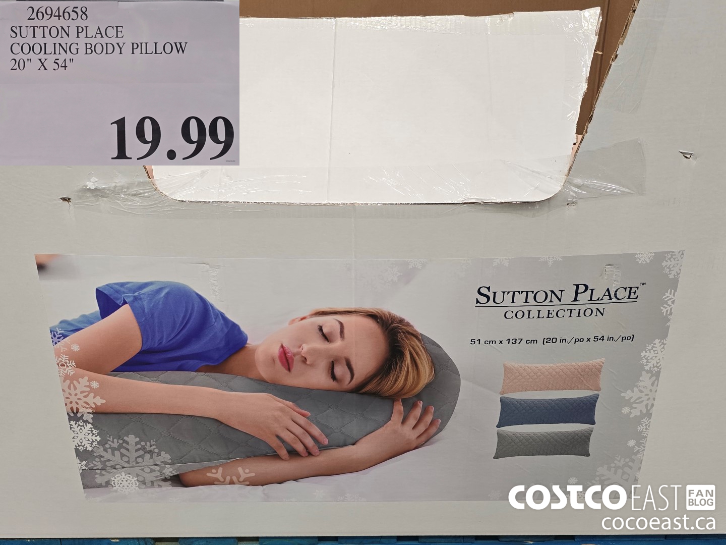 2694658 SUTTON PLACE COOLING BODY PILLOW 20