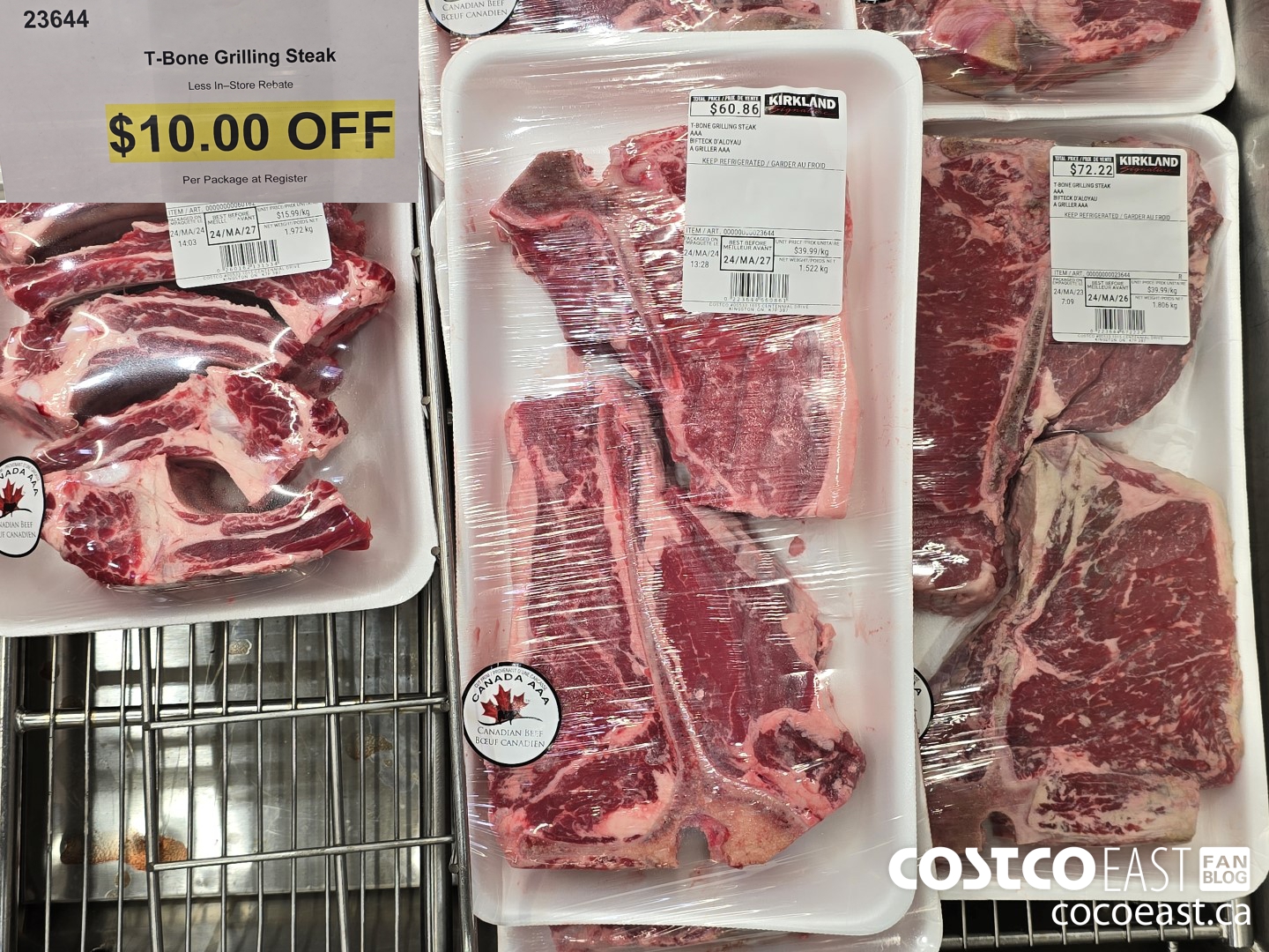 23644 T-Bone Grilling Steak ($10.00 INSTANT SAVINGS)