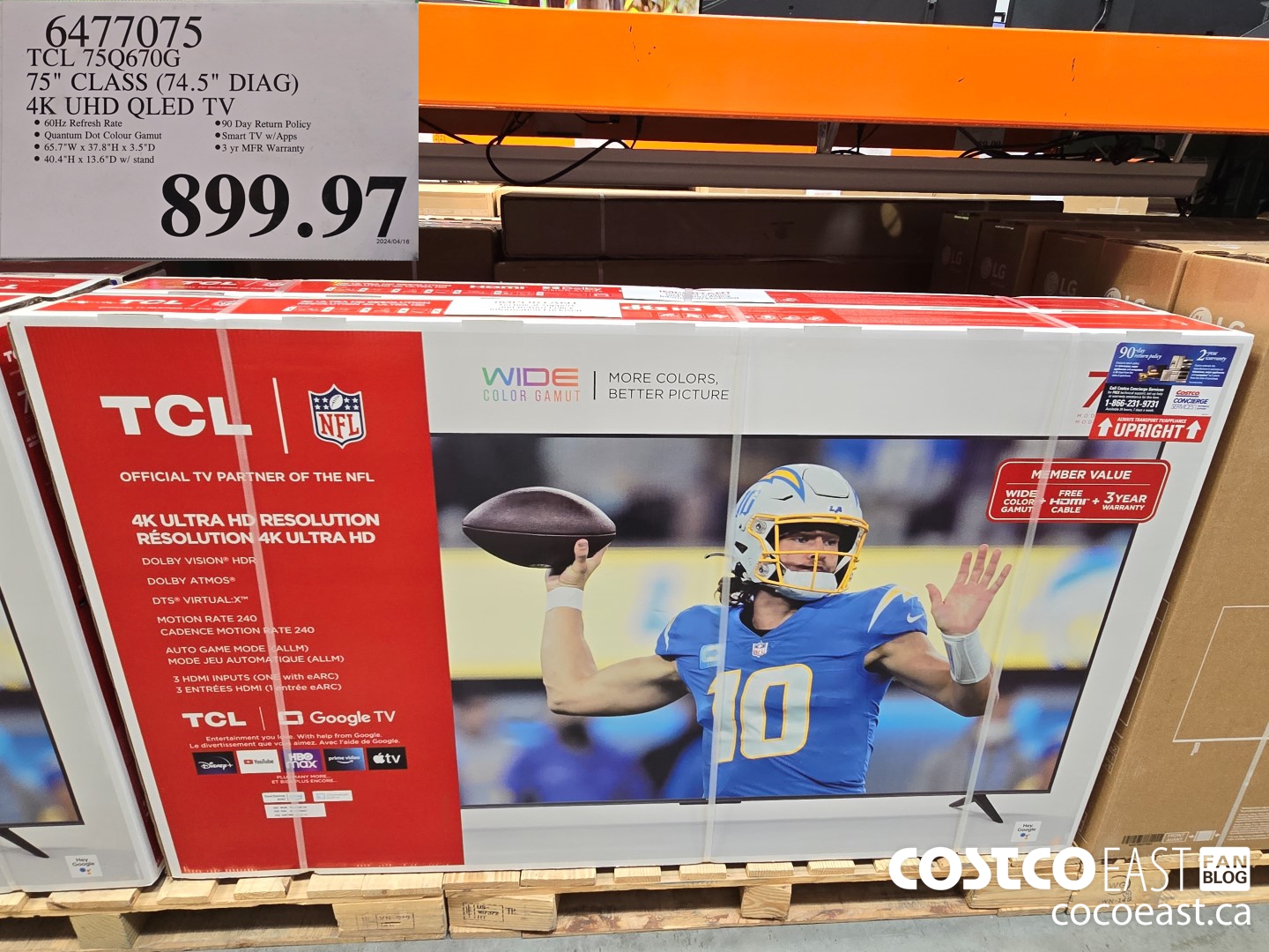 6477075 TCL 75Q670G 75