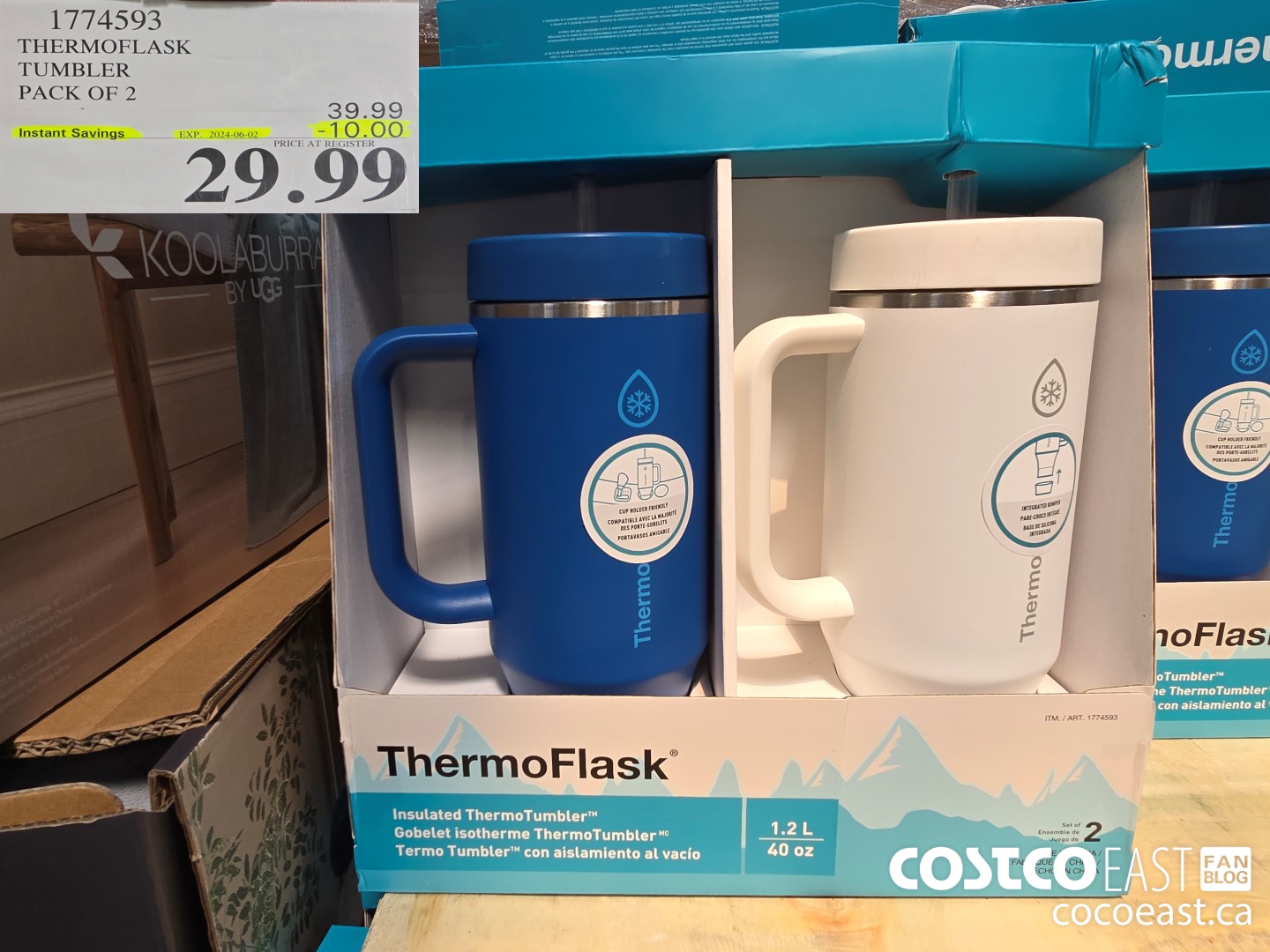 1774593 THERMOFLASK TUMBLER PACK OF 2 ($10.00 INSTANT SAVINGS EXPIRES ON 2024-06-02) $29.99