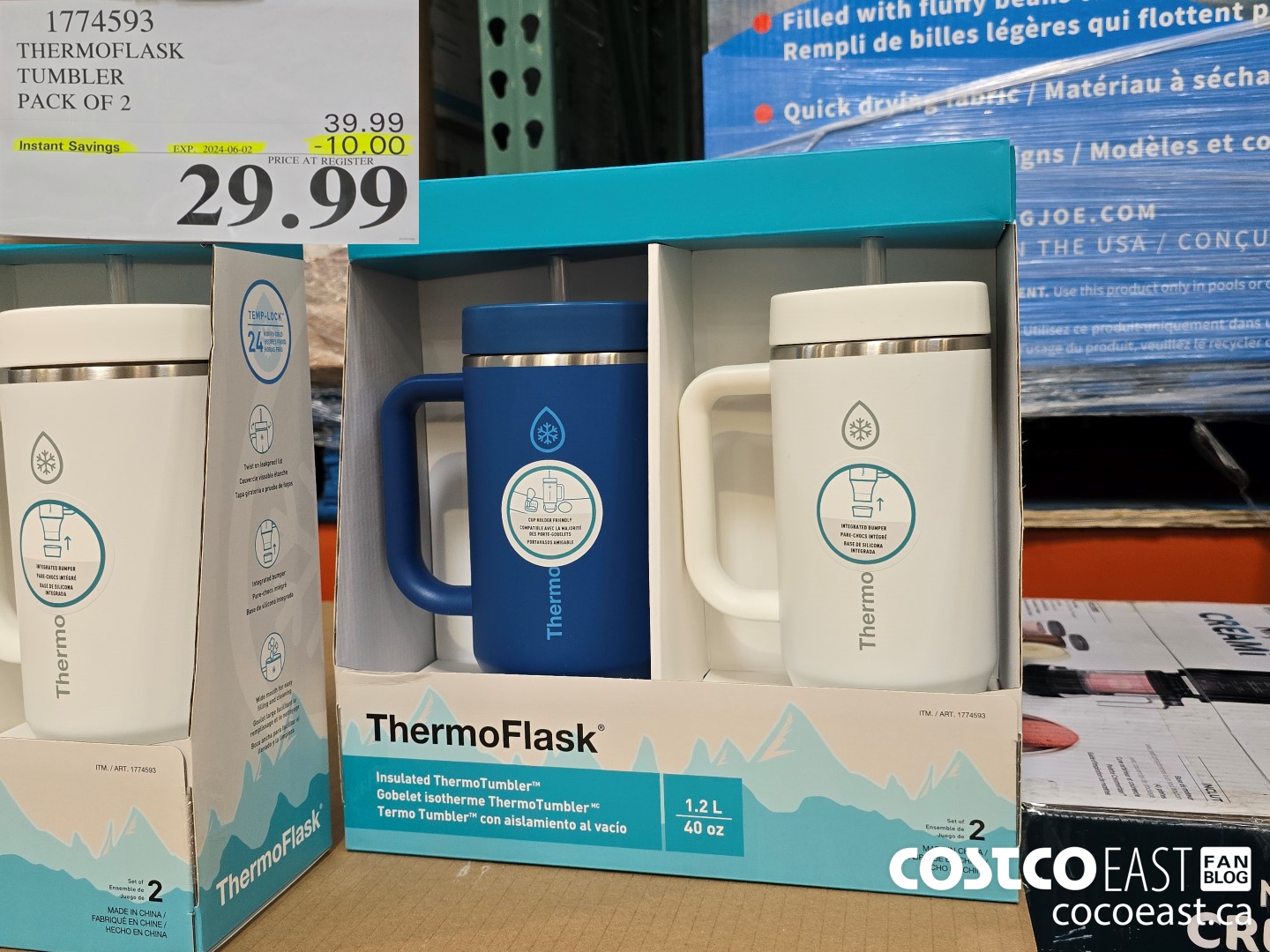 1774593 THERMOFLASK TUMBLER PACK OF 2 ($10.00 INSTANT SAVINGS EXPIRES ON 2024-06-02) $29.99