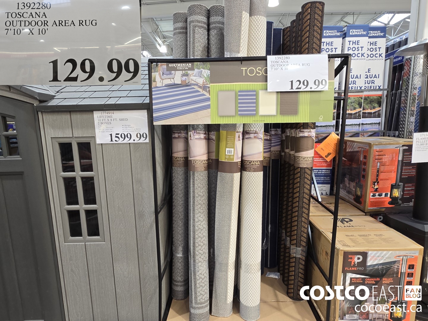 1392280 TOSCANA OUTDOOR AREA RUG 7'10