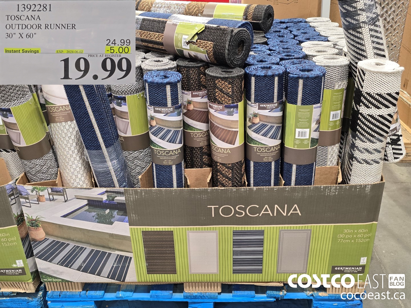 1392281 TOSCANA OUTDOOR RUNNER 30