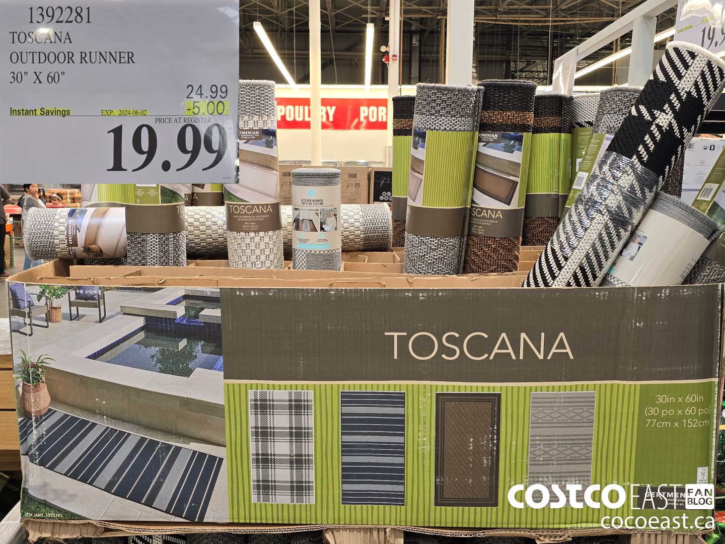 1392281 TOSCANA OUTDOOR RUNNER 30