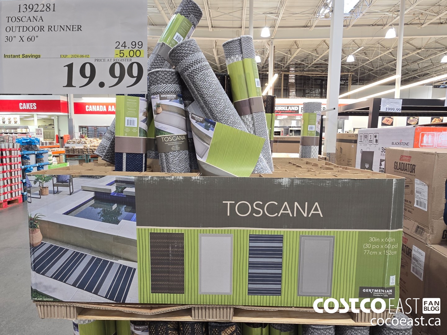 1392281 TOSCANA OUTDOOR RUNNER 30