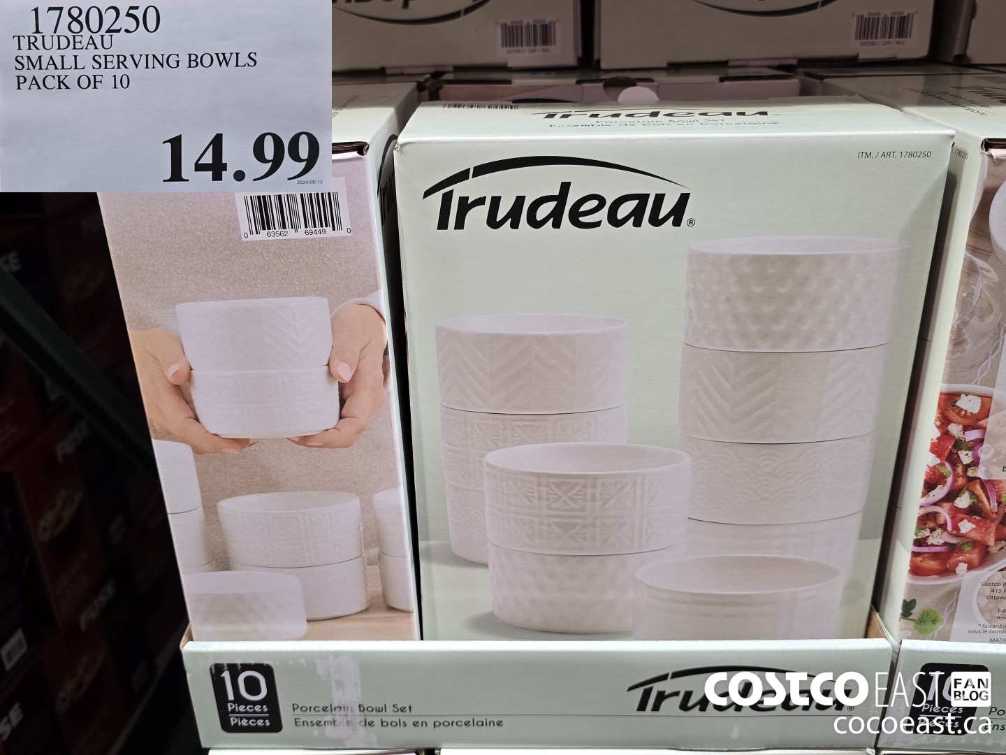 1780250 TRUDEAU SMALL SERVING BOWLS PACK OF 10 $14.99