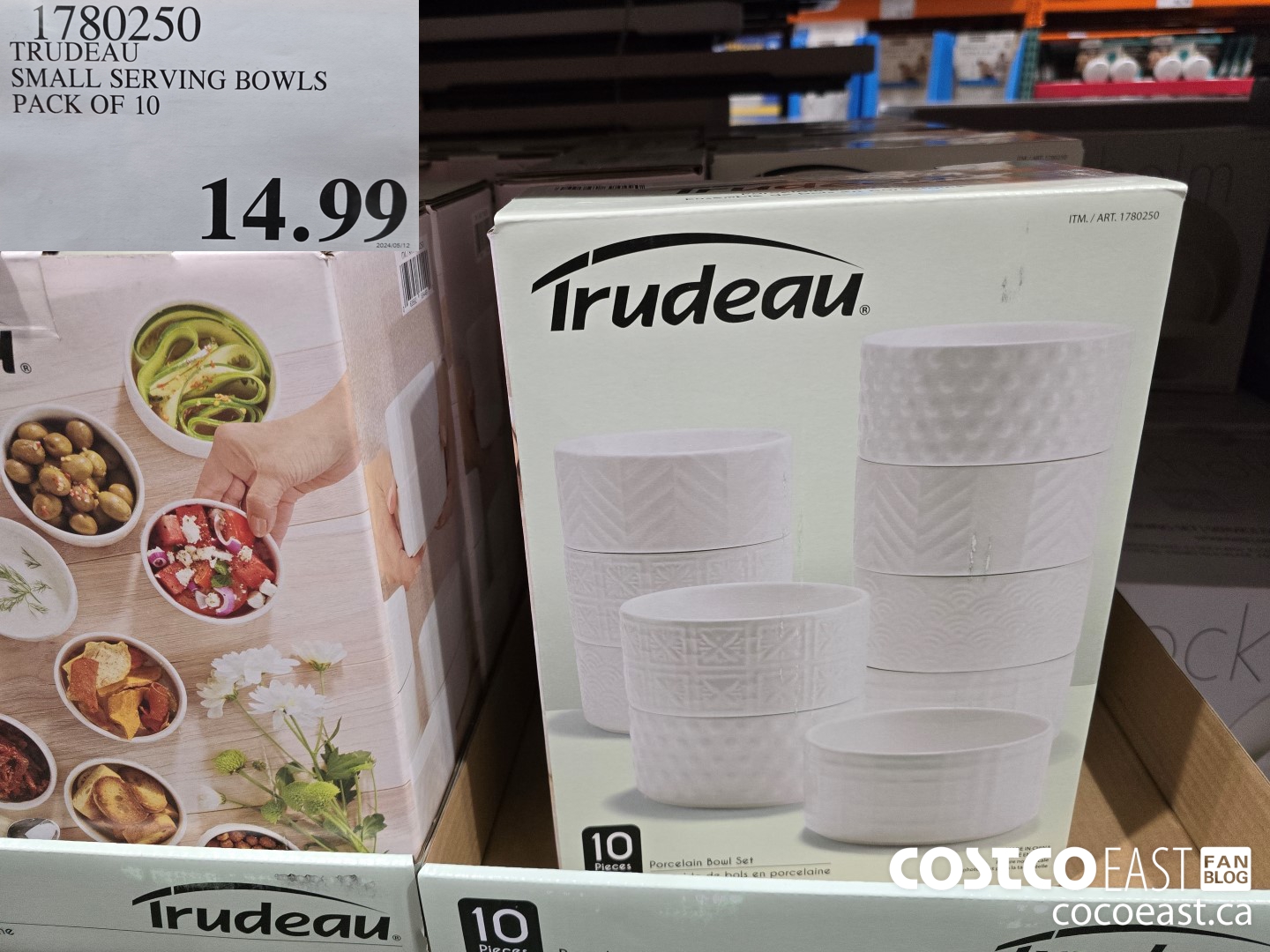 1780250 TRUDEAU SMALL SERVING BOWLS PACK OF 10 $14.99