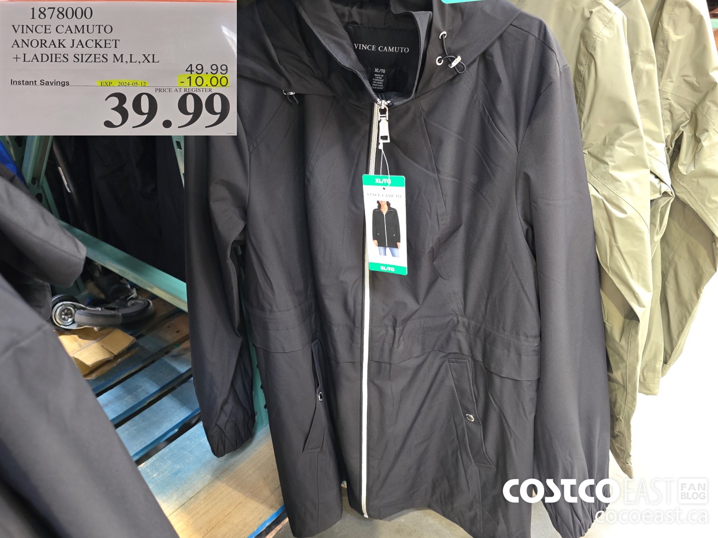 1378000 VINCE CAMUTO ANORAK JACKET +LADIES SIZES M,L,XL ($10.00 INSTANT SAVINGS EXPIRES ON 2024-05-12) $39.99