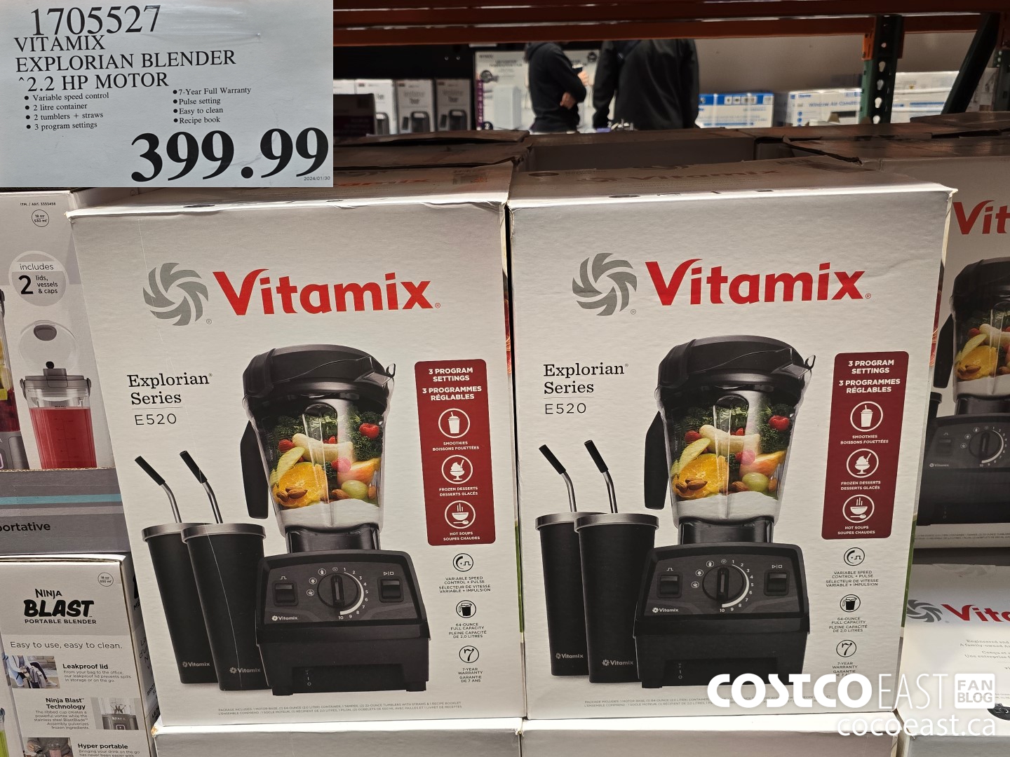 1705527 VITAMIX EXPLORIAN BLENDER “2.2 HP MOTOR $399.99