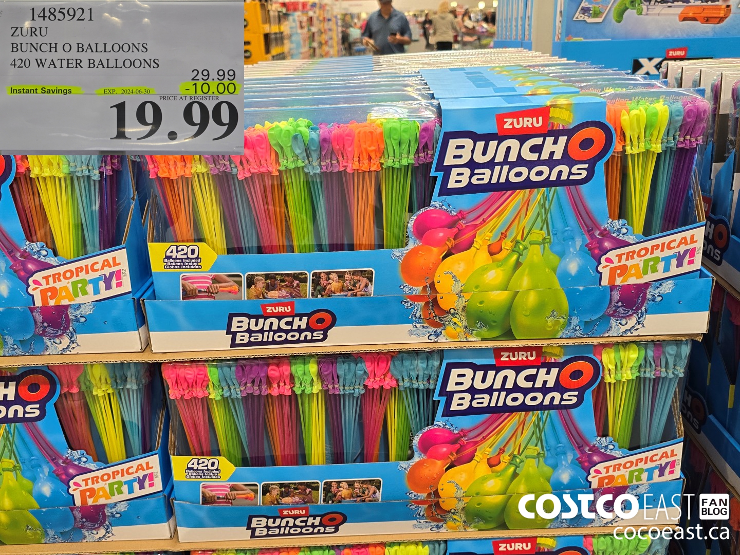 1485921 ZURU BUNCH O BALLOONS 420 WATER BALLOONS ($10.00 INSTANT SAVINGS EXPIRES ON 2024-06-30) $19.99