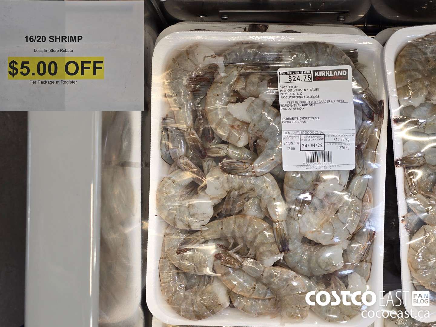 27363 16/20 SHRIMP ($5.00 INSTANT SAVINGS)