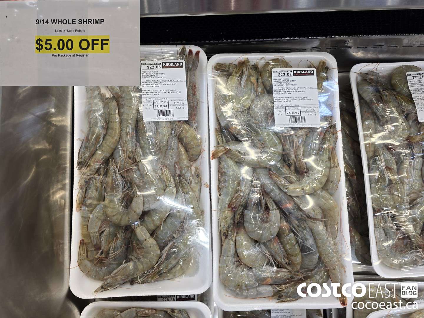 16783 9/14 WHOLE SHRIMP ($5.00 INSTANT SAVINGS)