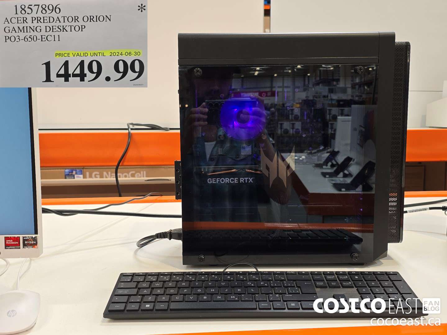 1857896 ACER PREDATOR ORION GAMING DESKTOP PO3-650-EC11 $1449.99