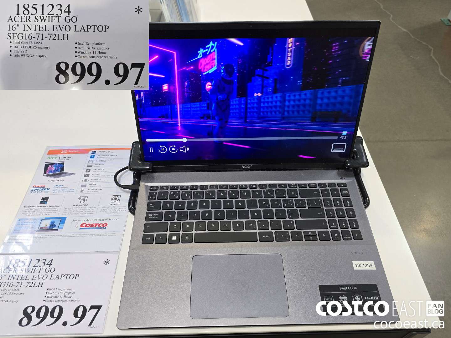 1851234 ACER SWIFT GO 16