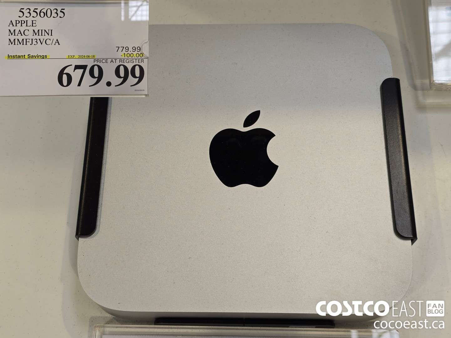 5356035 APPLE MAC MINI MMFJ3VC/A ($100.00 INSTANT SAVINGS EXPIRES ON 2024-06-18) $679.99