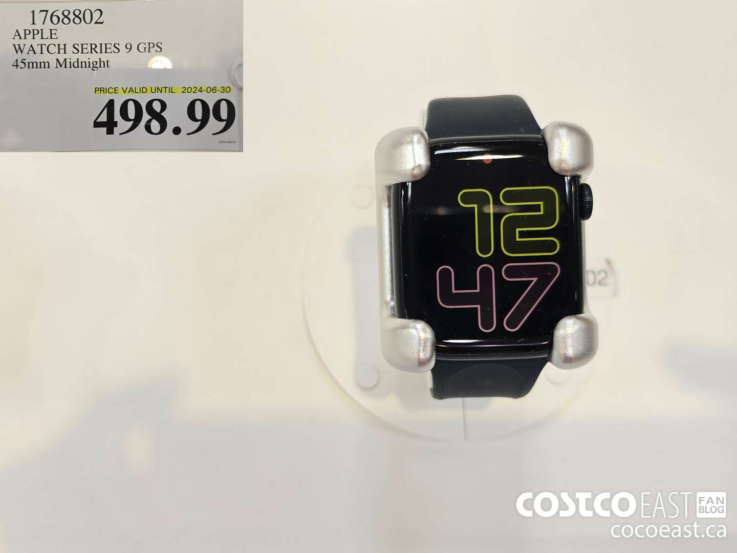 1768802 APPLE WATCH SERIES 9 GPS 45mm Midnight $498.99