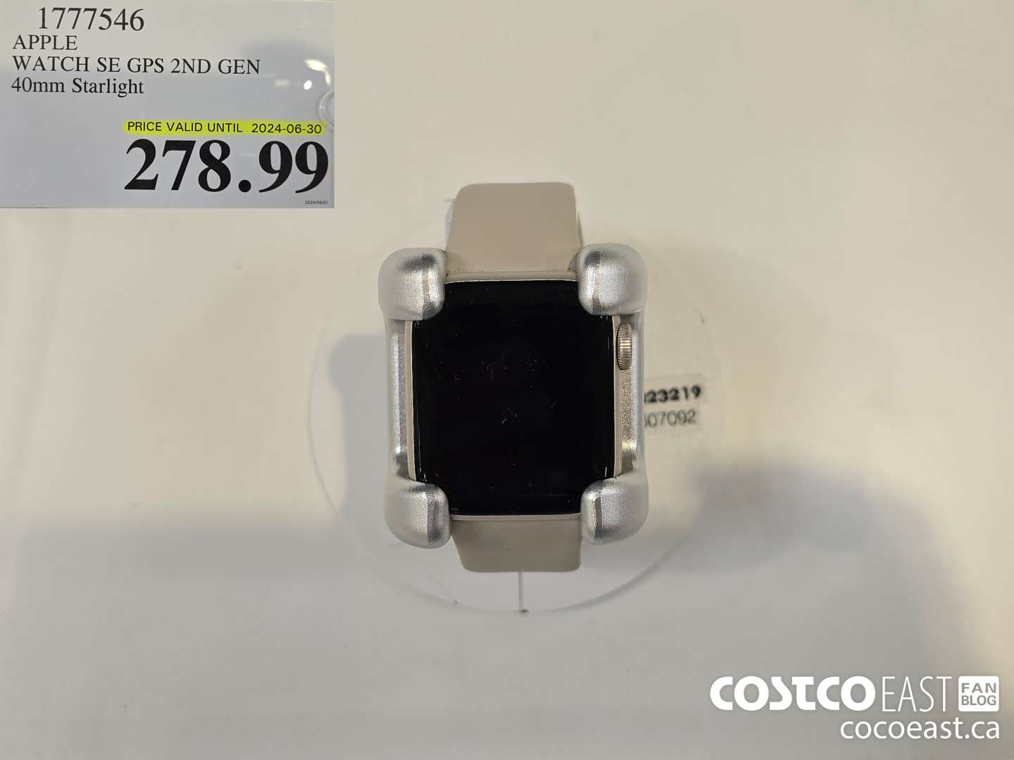 1777546 APPLE WATCH SE GPS 2ND GEN 40mm Starlight $278.99
