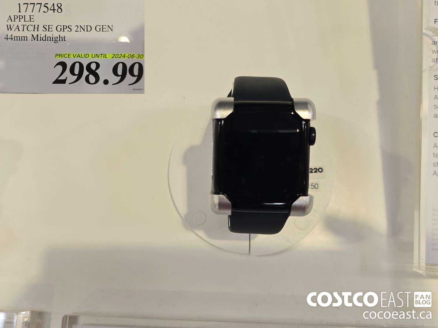 1771548 APPLE WATCH SE GPS 2ND GEN 44mm Midnight $298.99