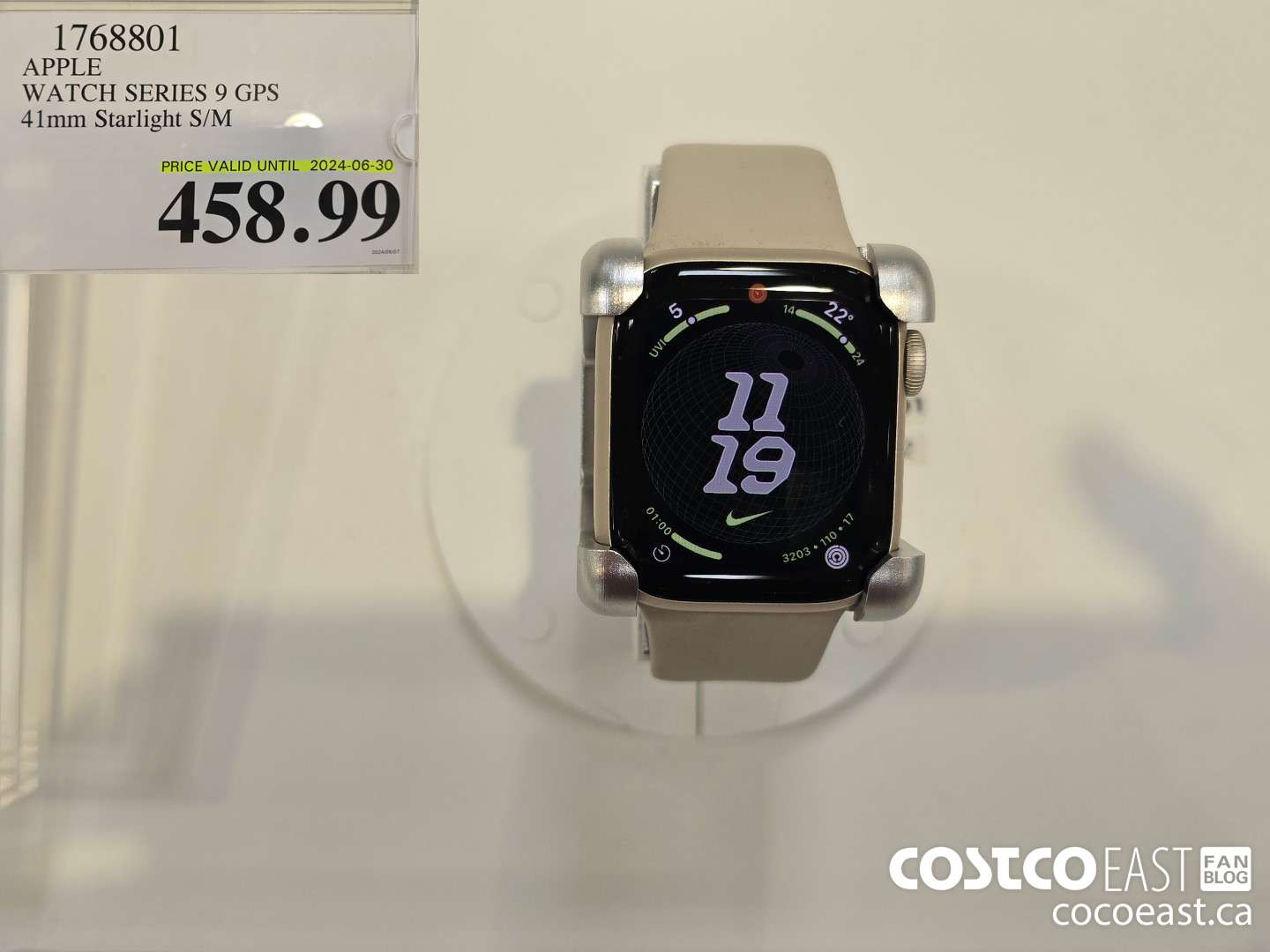 1768801 APPLE WATCH SERIES 9 GPS 41mm Starlight S/M $458.99