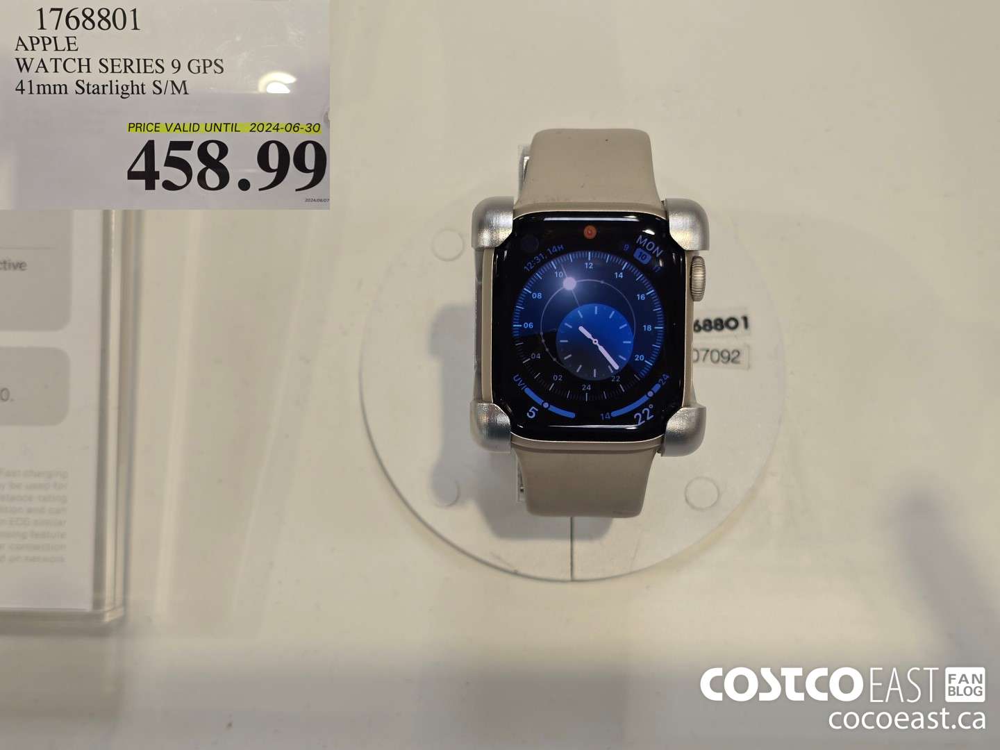 1768801 APPLE WATCH SERIES 9 GPS 41mm Starlight S/M $458.99