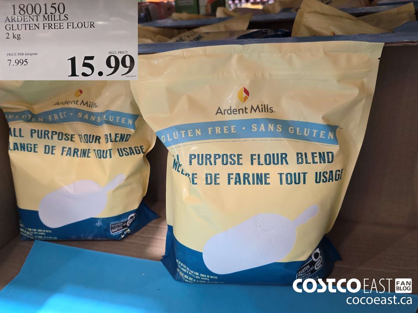 1800150 ARDENT MILLS GLUTEN FREE FLOUR 2 kg $15.99