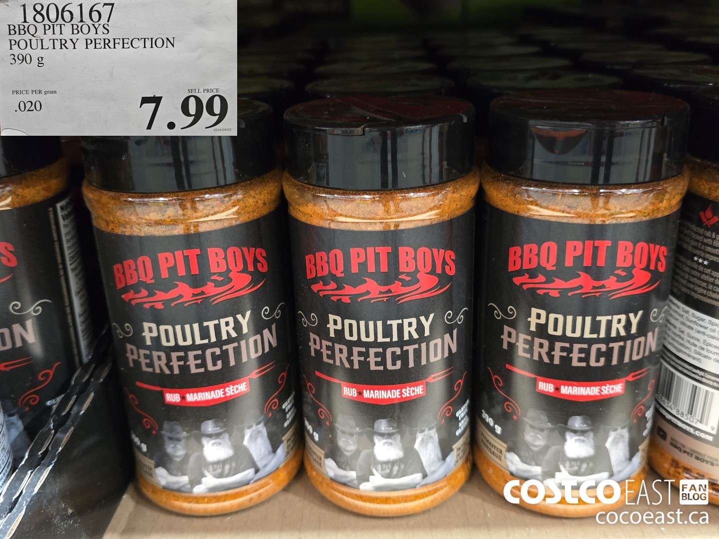 1806167 BBQ PIT BOYS POULTRY PERFECTION 390 g $7.99