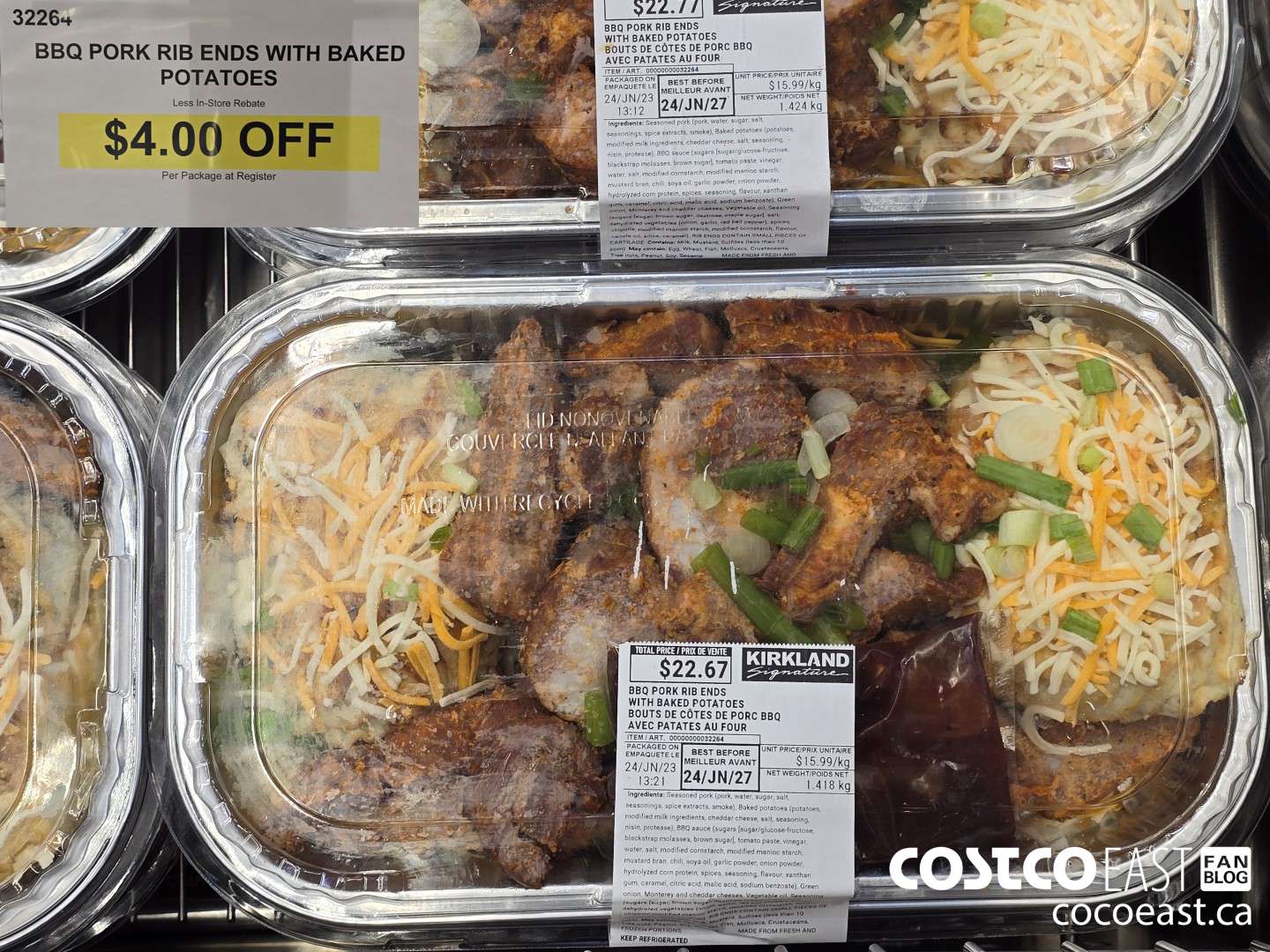 32264 BBQ PORK RIB ENDS WITH BAKED ($4.00 INSTANT SAVINGS)