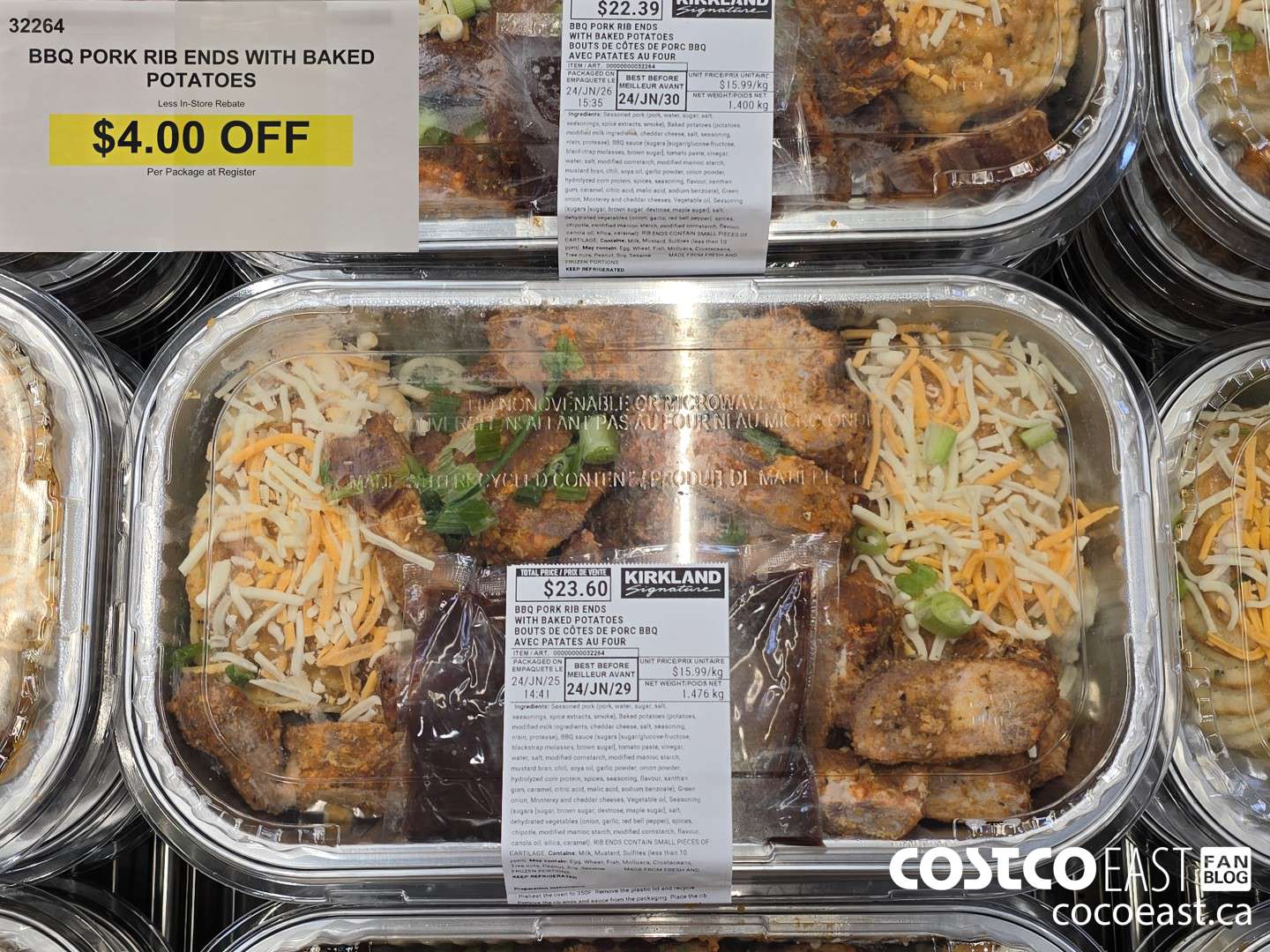 32264 BBQ PORK RIB ENDS WITH BAKED POTATOES ($4.00 INSTANT SAVINGS)