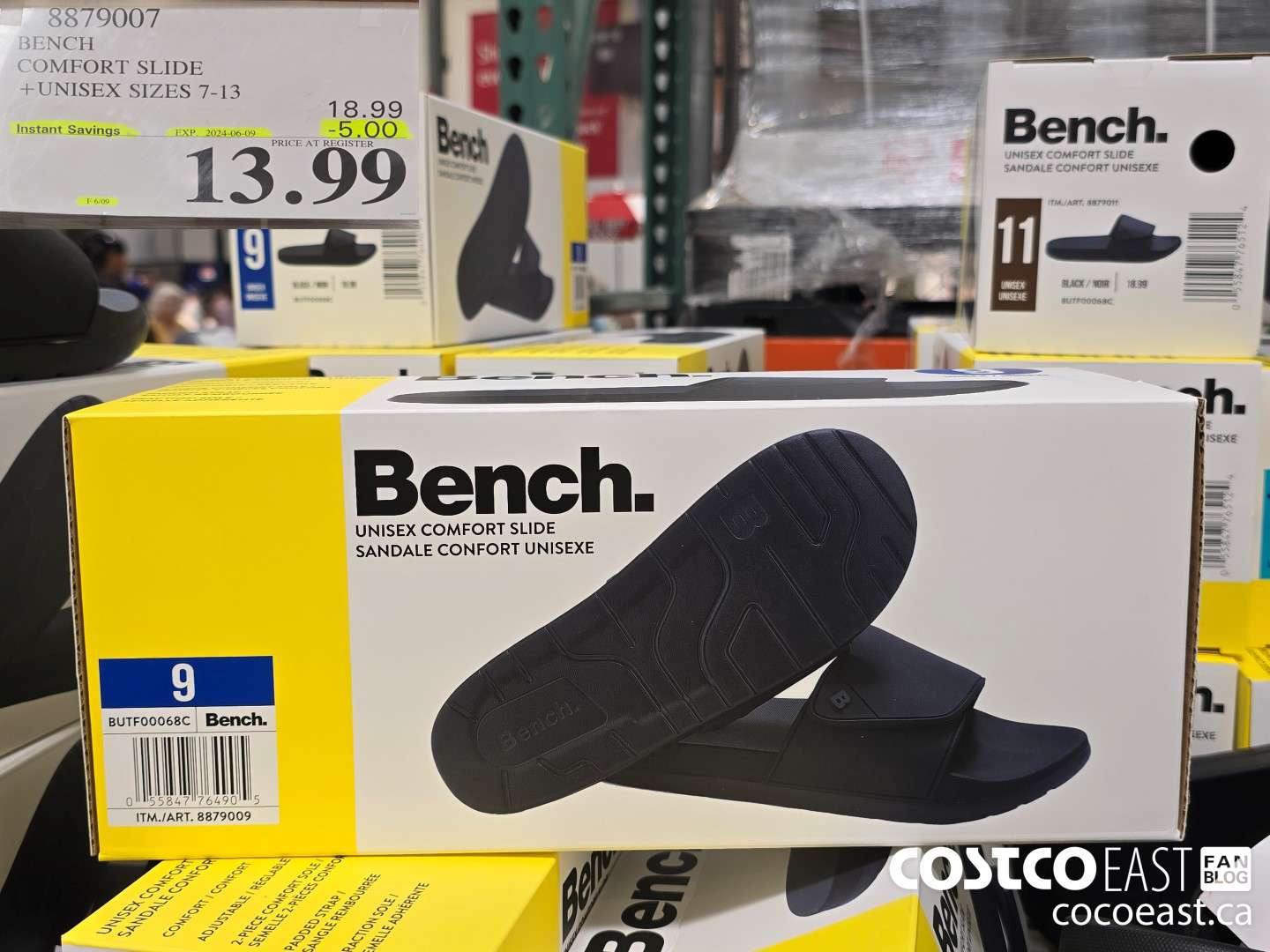 8879007 BENCH COMFORT SLIDE +MENS SIZES 7-13 ($5.00 INSTANT SAVINGS EXPIRES ON 2024-06-09) $13.99