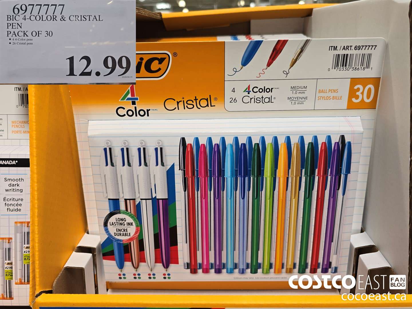 6977777 BIC 4-COLOR & CRISTAL PEN PACK OF 30 $12.99