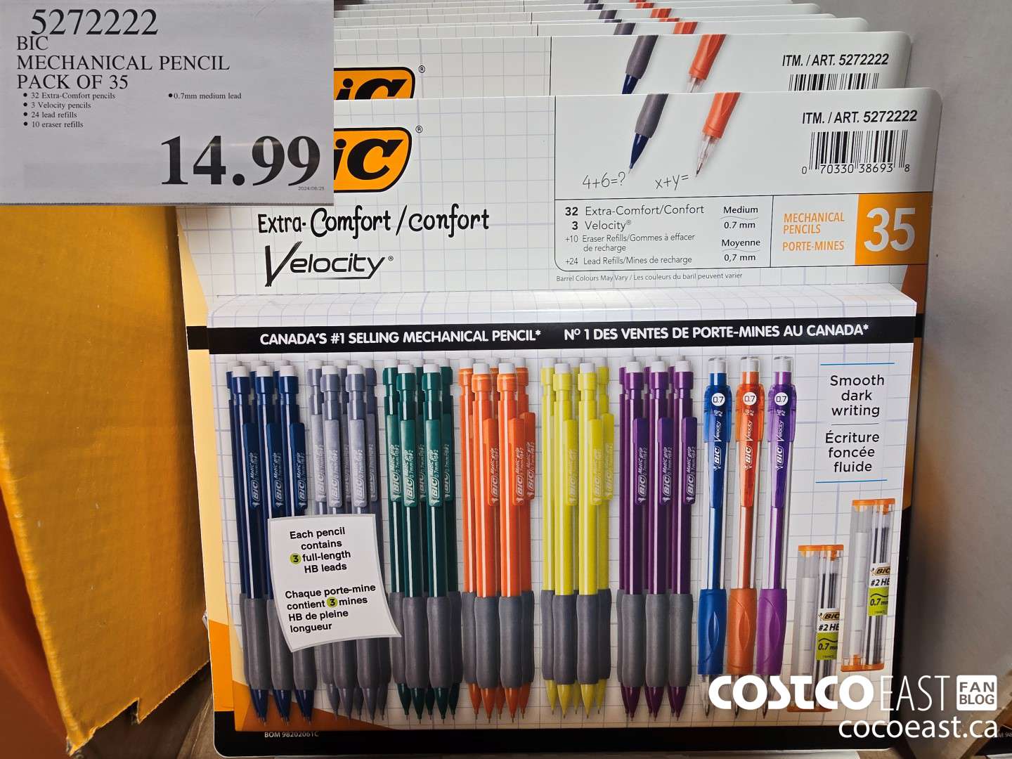5272222 BIC MECHANICAL PENCIL PACK OF 35 $14.99
