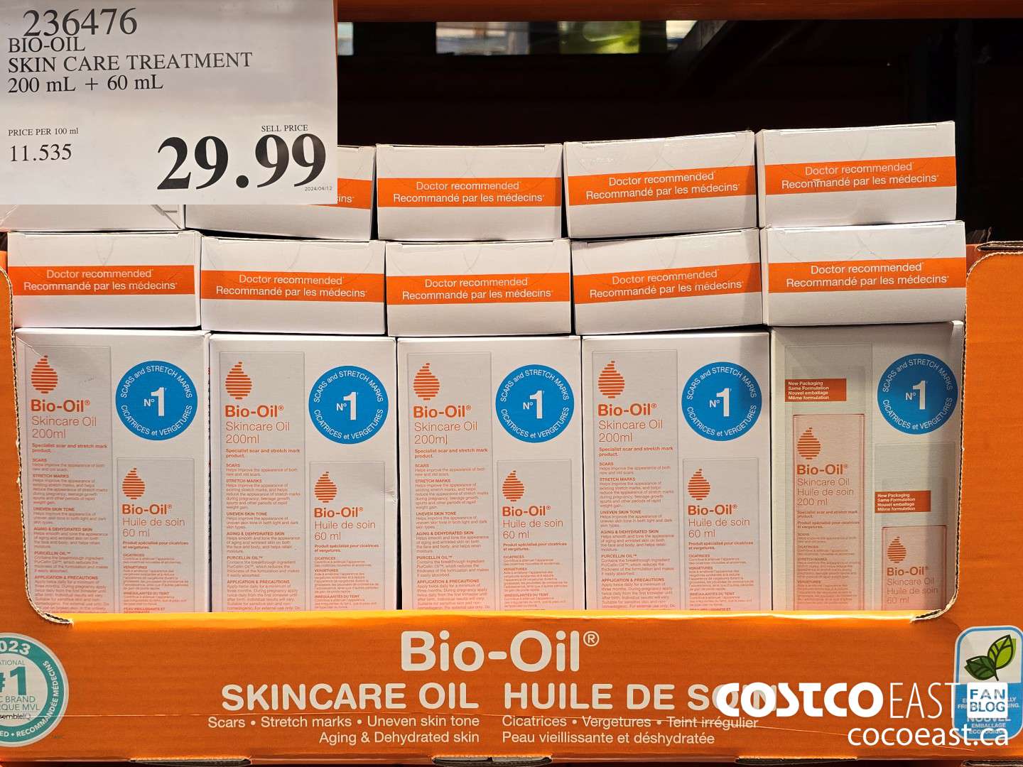 236476 BIO-OIL SKIN CARE TREATMENT 200 mL + 60 mL $29.99