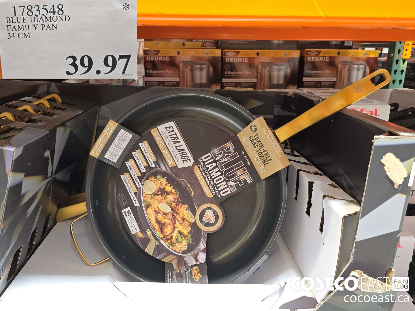 1783548 BLUE DIAMOND FAMILY PAN 34 CM $39.97